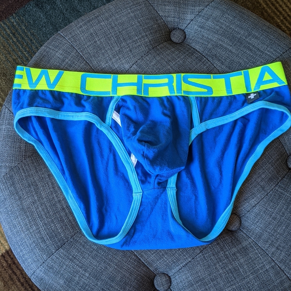 Andrew Christian tagless fly brief - L